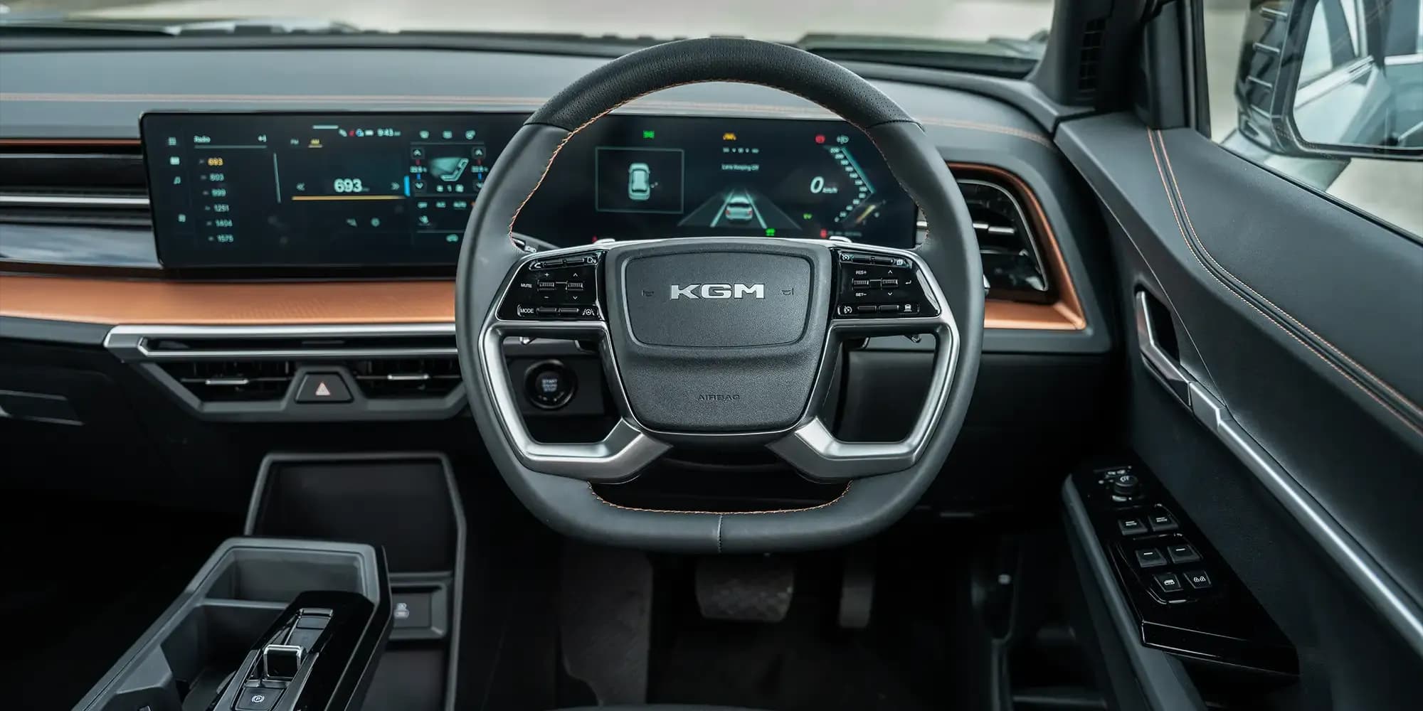 kgm torres hybrid mid size suv