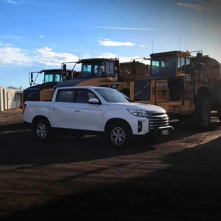 ssangyong kgm musso dual cab for towing