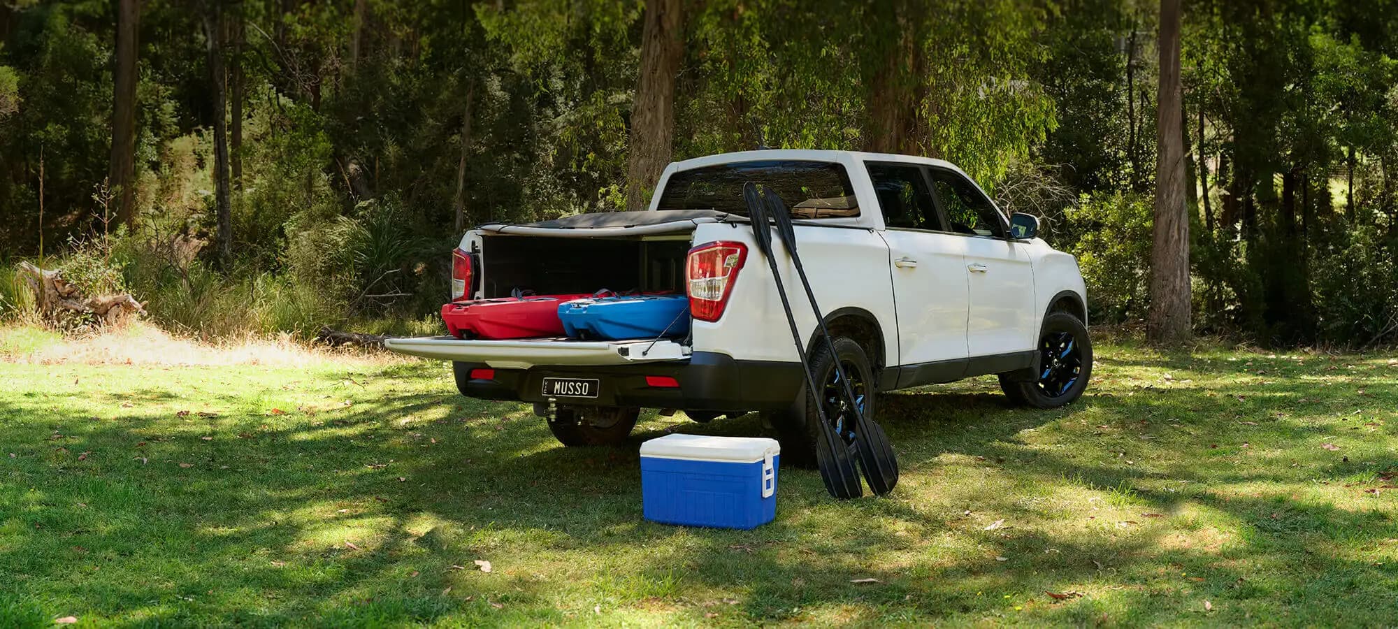 ssangyong kgm musso 4 wheel drive ute off-road