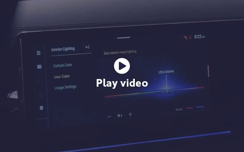 How to customise the mood lighting