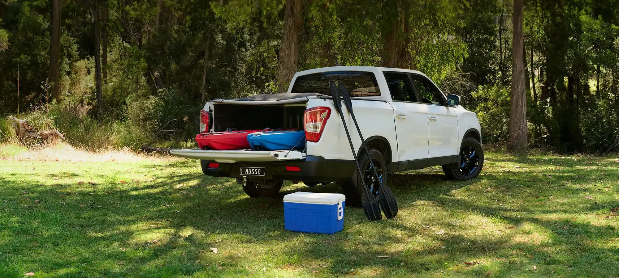 ssangyong kgm musso 4 wheel drive ute off-road