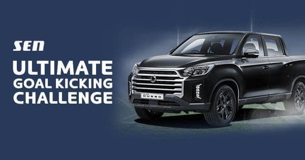 Introducing the SEN x SsangYong Musso Ultimate Goal Kicking Challenge!